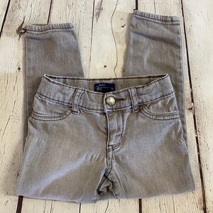 Children's Place Light Gray Denim Stretch Jeggings